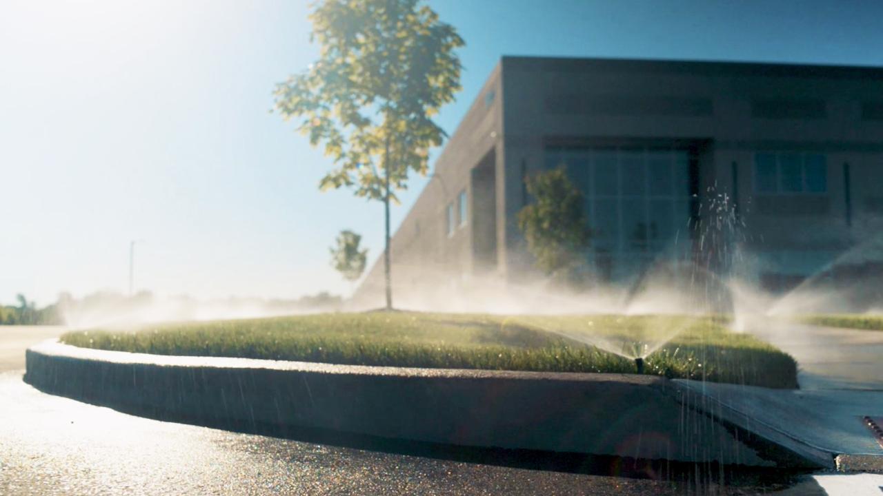 Commercial irrigation system management