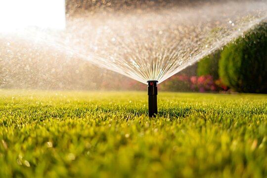 Irrigation head close-up